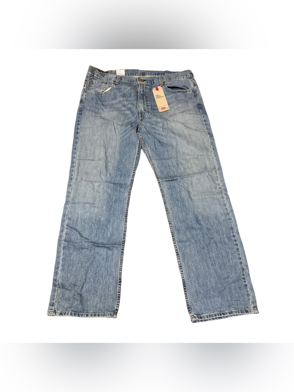 Levi’s 569 Loose Straight Jeans Men 38x32 Blue Denim NWT